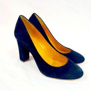 🖤 J. Crew suede leather pumps heels🖤